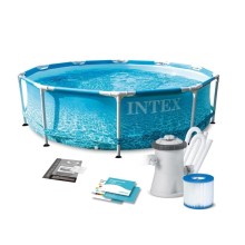 Karkaslı hovuz Intex H28225588208NP, 305x76 sm, 4485 l, mavi