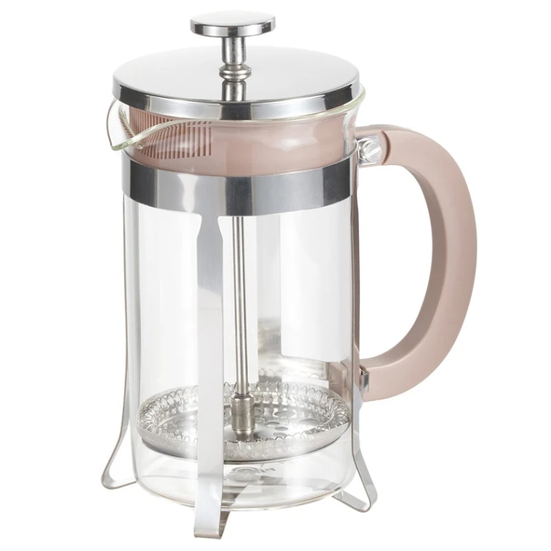 Френч-пресс Werner Eletto 51815, 600 мл, боросиликатное стекло/нержавеющая сталь, бежевый/прозрачный Френч-пресс Werner Eletto 51815, 600 мл, боросиликатное стекло/нержавеющая сталь, бежевый/прозрачный