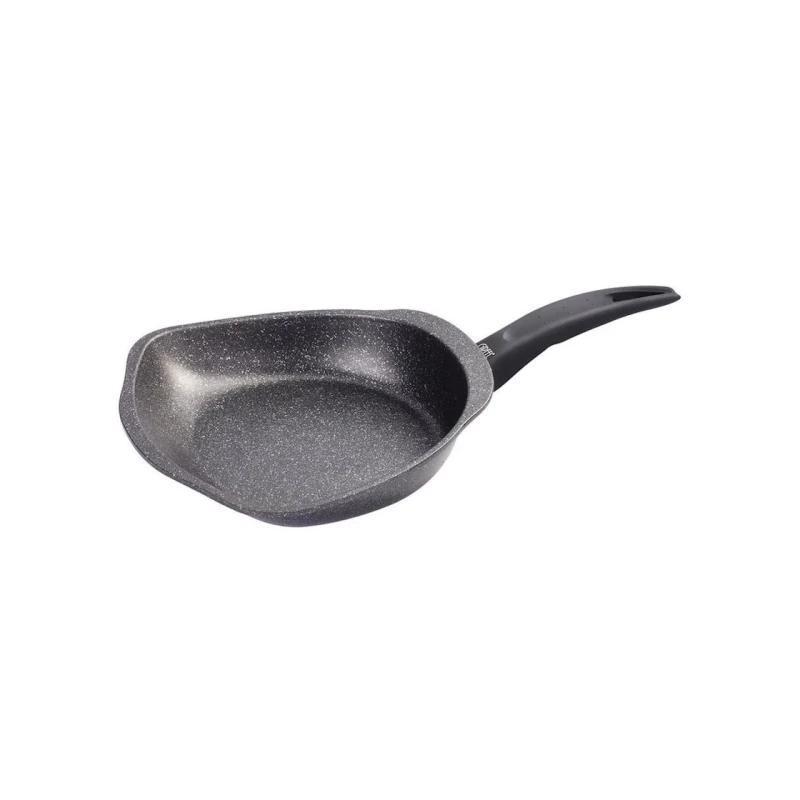 Сковородка Gipfel Zenit 2369, 28 см, алюминий, антипригарное мраморное покрытие, черная