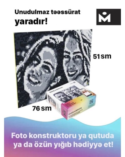 Foto konstruktor Mozabrick Model M, 8700 ədəd