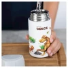 Детский термос Zwilling Dinos, нержавеющая сталь, белый/серый, 350 мл (39500-506)