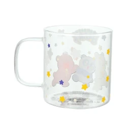 Чашка Miniso We Baby Bears, 420 мл, стекло, прозрачная
