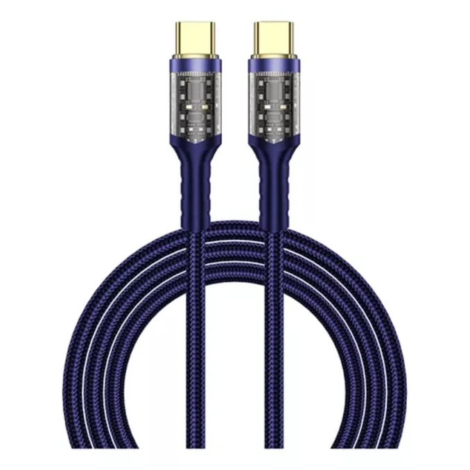 Kabel USB Wiwu Wi-C016 100W Type-C to Type-C Blue