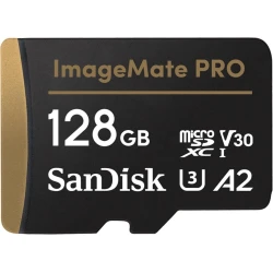 Карта памяти SanDisk 128GB ImageMate Pro MicroSDXC UHS-1 SDSQXCD-128G-AWCJA