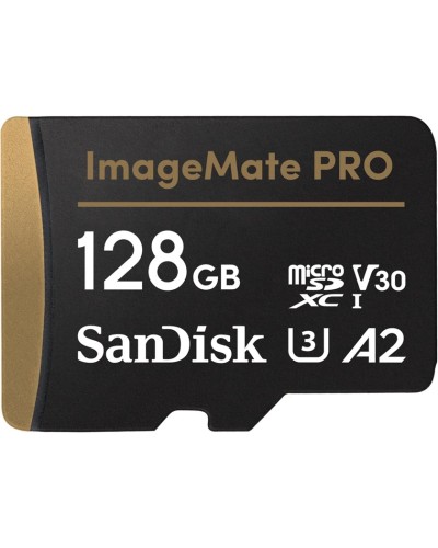 Yaddaş kartı SanDisk 128GB ImageMate Pro MicroSDXC UHS-1 SDSQXCD-128G-AWCJA