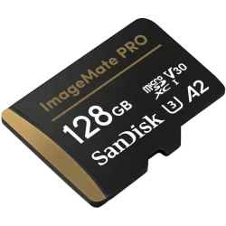 Карта памяти SanDisk 128GB ImageMate Pro MicroSDXC UHS-1 SDSQXCD-128G-AWCJA