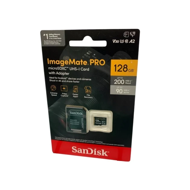 Карта памяти SanDisk 128GB ImageMate Pro MicroSDXC UHS-1 SDSQXCD-128G-AWCJA Карта памяти SanDisk 128GB ImageMate Pro MicroSDXC UHS-1 SDSQXCD-128G-AWCJA