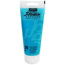 Akril boya Pebeo Studio Acrylics Turquoise Blue, firuzəyi-mavi, 100 ml
