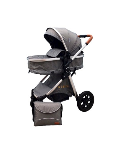 Çoxfunksiyalı uşaq arabası Kidilo V 91 boz