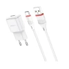 Сетевое зарядное устройство Borofone BA48A USB Type-C, Белый Сетевое зарядное устройство Borofone BA48A USB Type-C, Белый
