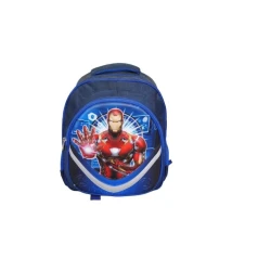 Məktəbli bel çantası BS-123, 32x25x15 sm, su keçirməyən parça, göy