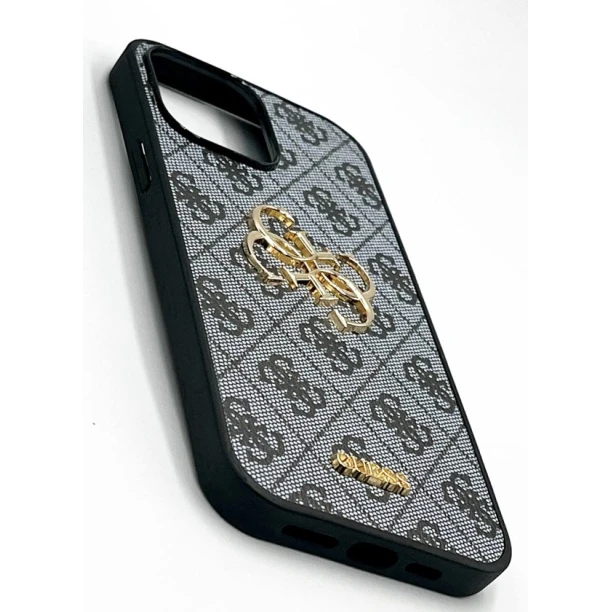 Чехол Guess для Apple iPhone 13 Pro Max, черный/серый Чехол Guess для Apple iPhone 13 Pro Max, черный/серый