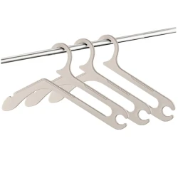 Набор вешалок NH_AİND, пластик, серый, 44 см, 3 шт Набор вешалок NH_AİND, пластик, серый, 44 см, 3 шт