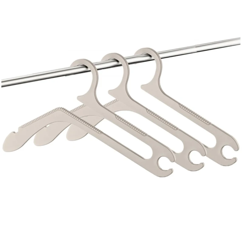 Набор вешалок NH_AİND, пластик, серый, 44 см, 3 шт Набор вешалок NH_AİND, пластик, серый, 44 см, 3 шт