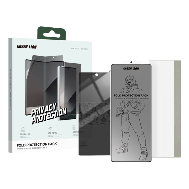 Qoruyucu plyonka Green Lion Fold Privacy Protection Pack Samsung Z Fold6 üçün