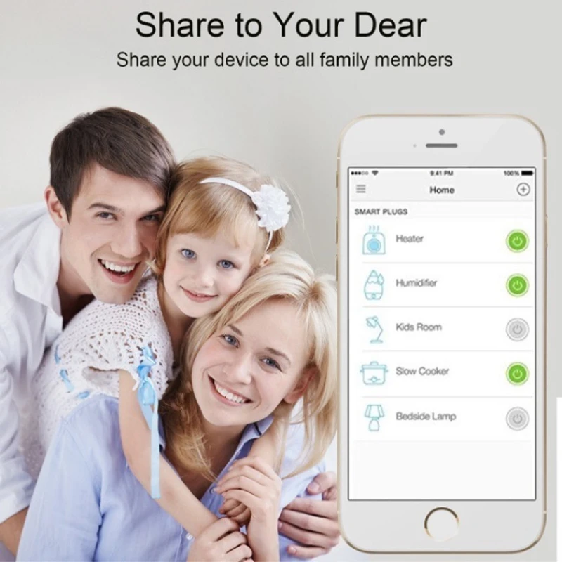 Умный выключатель Tuya MYQ-LS01 White Умный выключатель Tuya MYQ-LS01 White