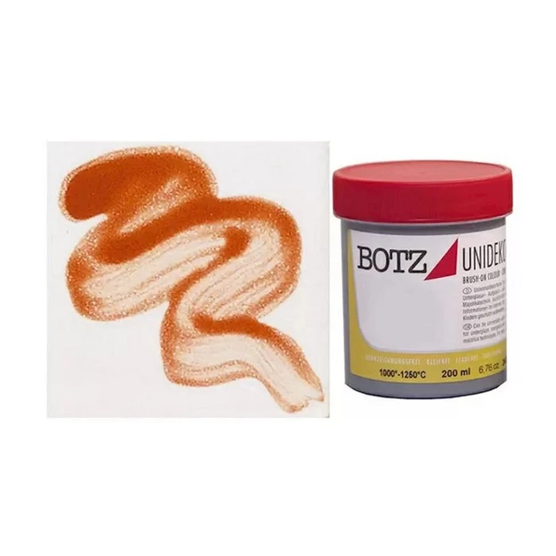 Краска для керамики Botz Unidekor 4018, оранжевый, 200 мл