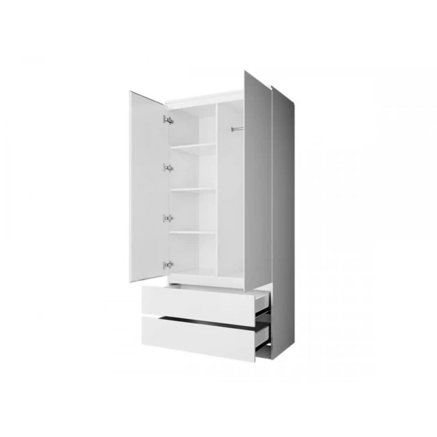 Шкаф Art Mebel Art-60-7, ЛДСП, белый, 50х60х210 см Шкаф Art Mebel Art-60-7, ЛДСП, белый, 50х60х210 см