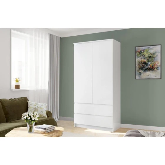 Шкаф Art Mebel Art-60-7, ЛДСП, белый, 50х60х210 см Шкаф Art Mebel Art-60-7, ЛДСП, белый, 50х60х210 см