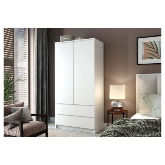 Шкаф Art Mebel Art-60-7, ЛДСП, белый, 50х60х210 см Шкаф Art Mebel Art-60-7, ЛДСП, белый, 50х60х210 см