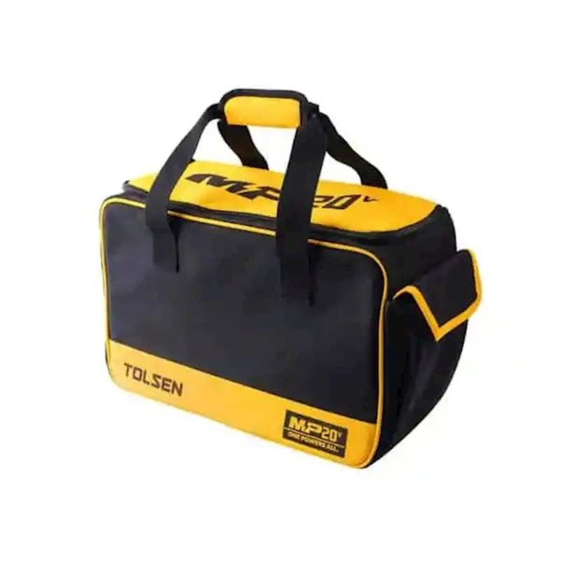 Сумка для инструментов Tolsen 80042, желтая/черная, 41x20x26 мм