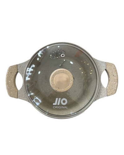 Qazan dəsti Jio ZGH_00098, qranit, bej, 10 parça