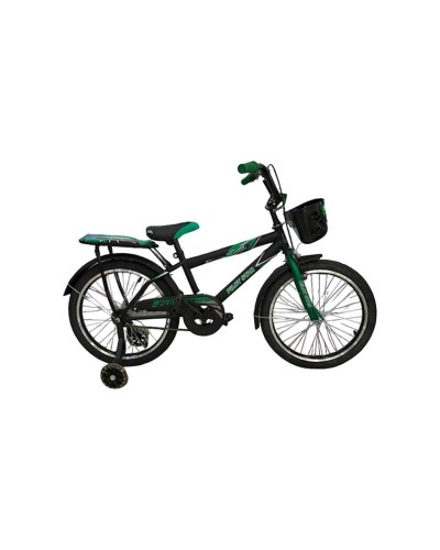 Uşaq velosipedi 1046, 4-6 yaş (qara/yaşıl)