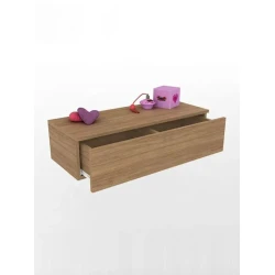 Туалетный столик Art Mebel 12, ламинат, 17x71x30 см, коричневый