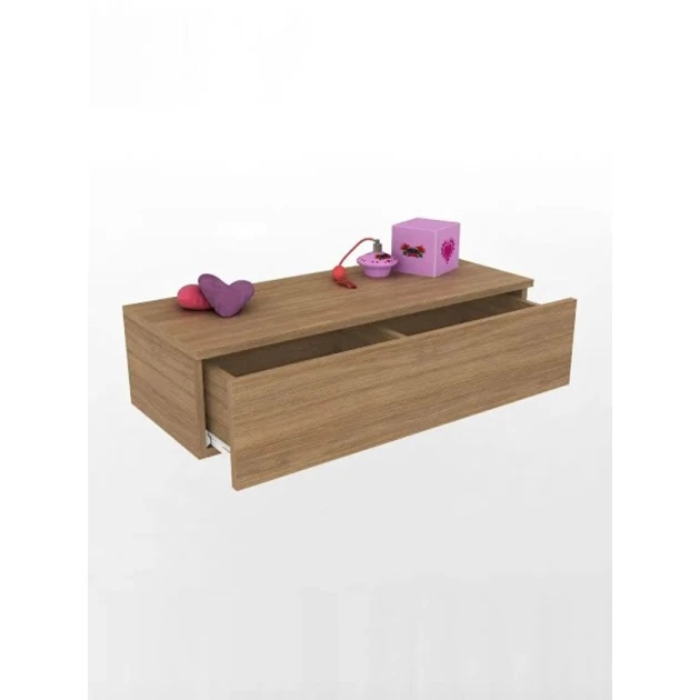 Туалетный столик Art Mebel 12, ламинат, 17x71x30 см, коричневый Туалетный столик Art Mebel 12, ламинат, 17x71x30 см, коричневый