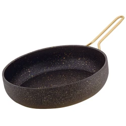 Сковородка Oncu ONTVG30M4, 30 см, гранит, с крышкой, черная Сковородка Oncu ONTVG30M4, 30 см, гранит, с крышкой, черная