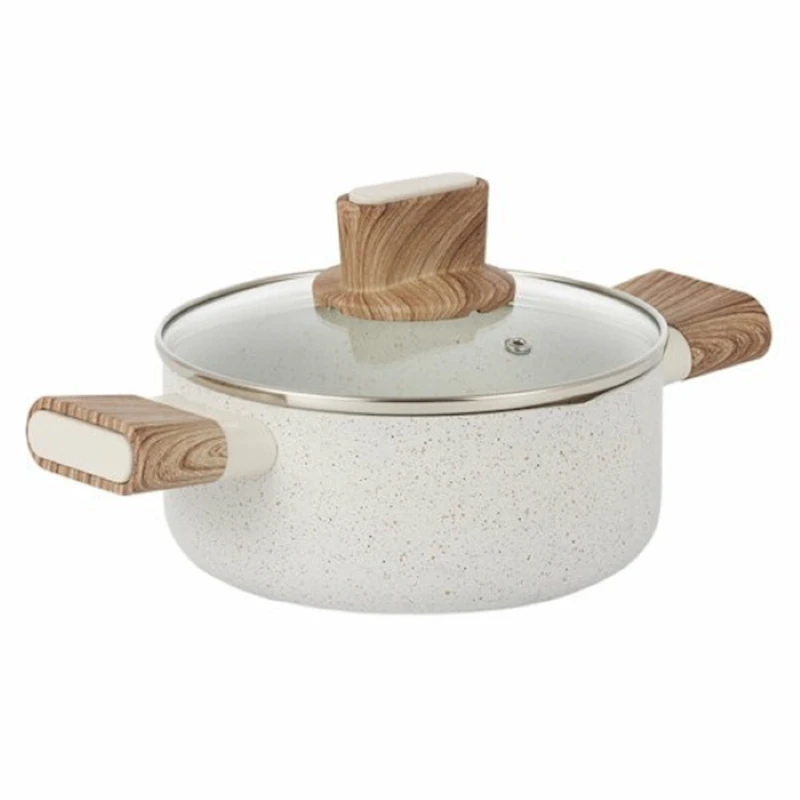 Qazan Werner Organic Beige, 18 sm, 2.2 l, alüminium, bej Qazan Werner Organic Beige, 18 sm, 2.2 l, alüminium, bej