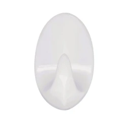 Крючки для ванной Ridder L, 2 шт, 5.5x3.4x2.8 см, пластик, белый