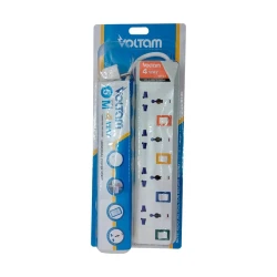 Удлинитель Voltam VP-33 5 м, 4-розеточный