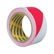 Yapışqan lent Rtrmax RNY5025K, ağ/qırmızı, 23 m