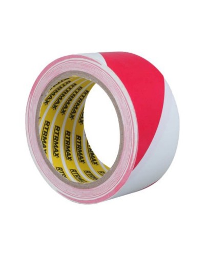 Yapışqan lent Rtrmax RNY5025K, ağ/qırmızı, 23 m