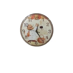 Настенные часы Bayramov Group SS-153, коричневый, 30 см