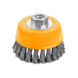 Щетка Tolsen 77567, основа проволока, 75 мм/3 дюйма, желтая