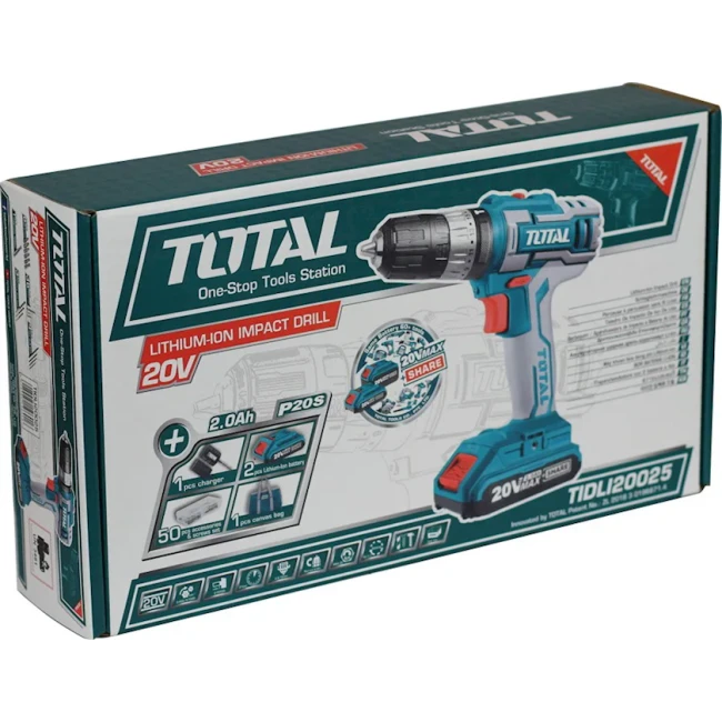 Дрель-шуруповерт Total TIDLI20025