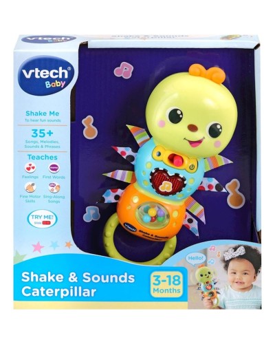 Сığcığa VTech Shake & Sounds Caterpillar 80-527803, 3-18 ay