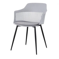 Стул 5556000001035, пластиковый, 80х56х57 см, серый Стул 5556000001035, пластиковый, 80х56х57 см, серый