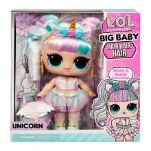 Kukla MGA LOL Surprise Big Baby Hair, 4+ yaş