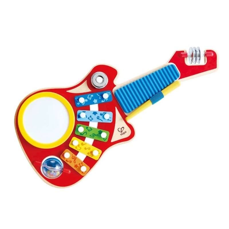 Детская гитара Hape 6 in 1 Musical Maker, 18+ месяцев
