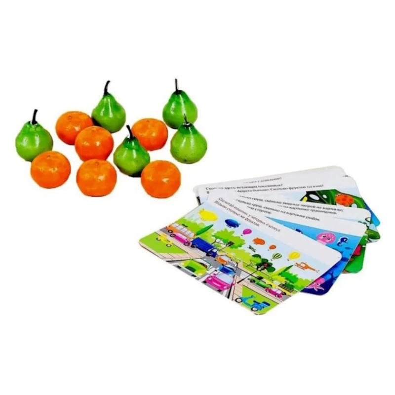 Счетный материал Zabiaka Найди и посчитай:груши, апельсины, картон, пенопласт, разноцветный Счетный материал Zabiaka Найди и посчитай:груши, апельсины, картон, пенопласт, разноцветный