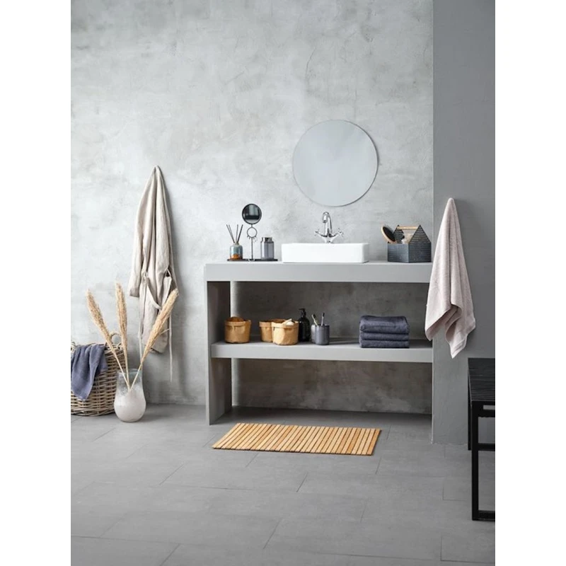 Полотенце для рук JYSK Nora By Kronborg, 50x100 см, хлопок, песочный