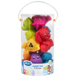 Игрушка для ванной Playgro Jungle Fun Friends, разноцветная