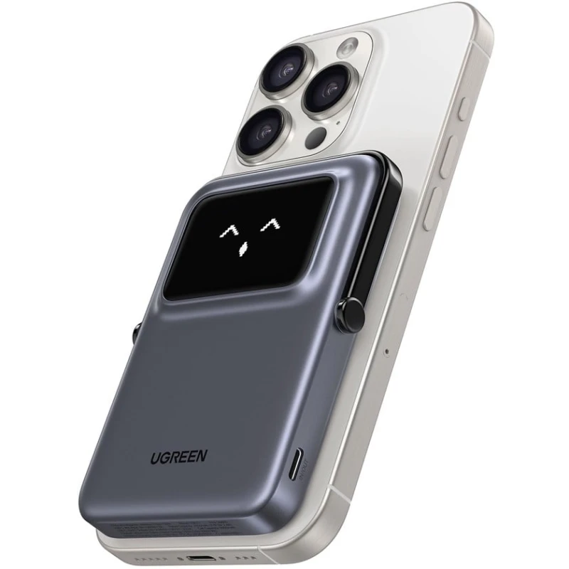 Внешний аккумулятор Ugreen Uno PB571 5000 mAh Gray Внешний аккумулятор Ugreen Uno PB571 5000 mAh Gray