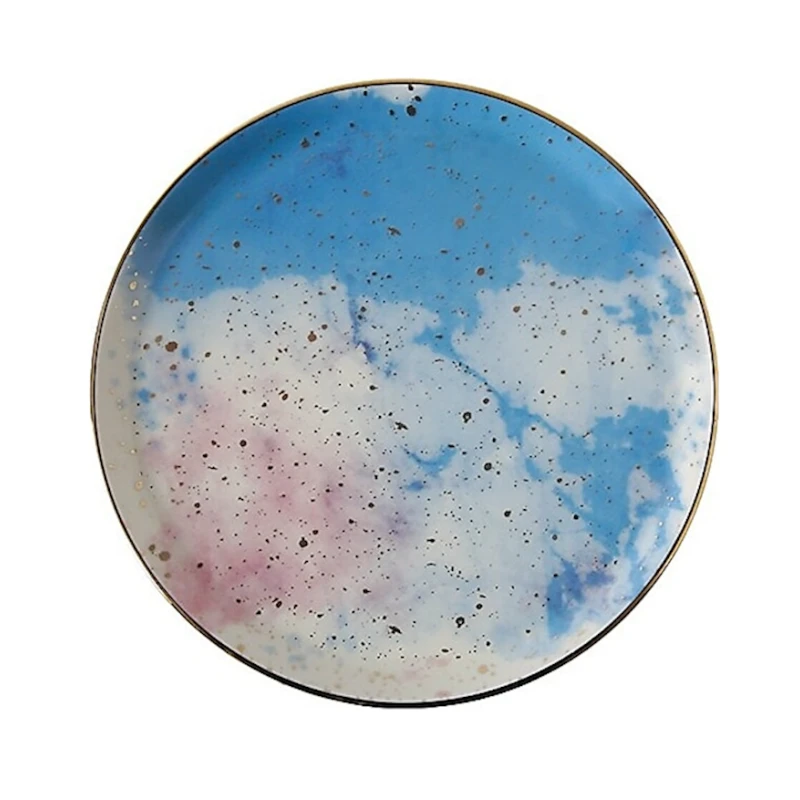 Boşqab Porland Cosmos 04ALM003406, 20 sm, farfor, rəngbərəng