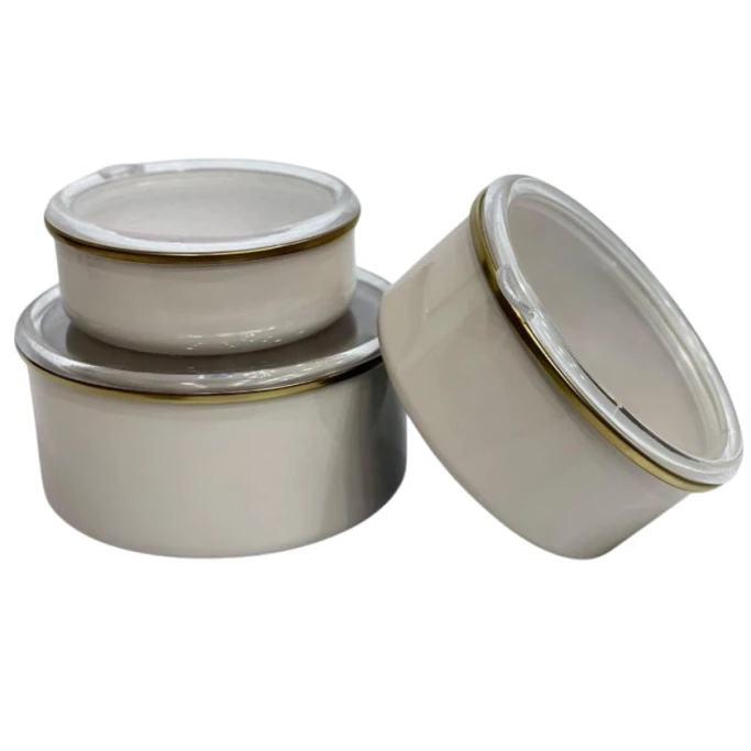 Набор контейнеров Emaye SHA-00004775, эмаль, белый, 16/18/20 см