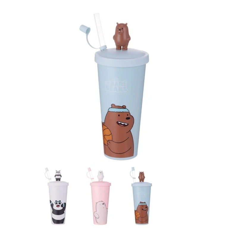 Su üçün şüşə çöplü Miniso We Bare Bears (Type A),müxtəlif rənglər