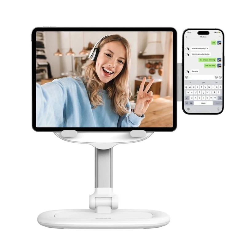 Держатель для телефона и планшета Baseus Seashell Moon White Держатель для телефона и планшета Baseus Seashell Moon White